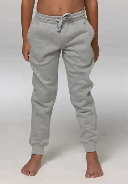 Aussie Pacific Tapered Fleece Kids Pants 3608  Aussie Pacific GREY MARLE 4